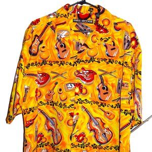 Box Office Island Orange Musical Instruments Shirt XL